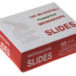 Microscope slides frosted