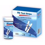 Hb testing mission Plus strips